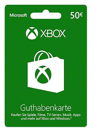 Microsoft Xbox Credit Card - for Germany - Voucher by Post