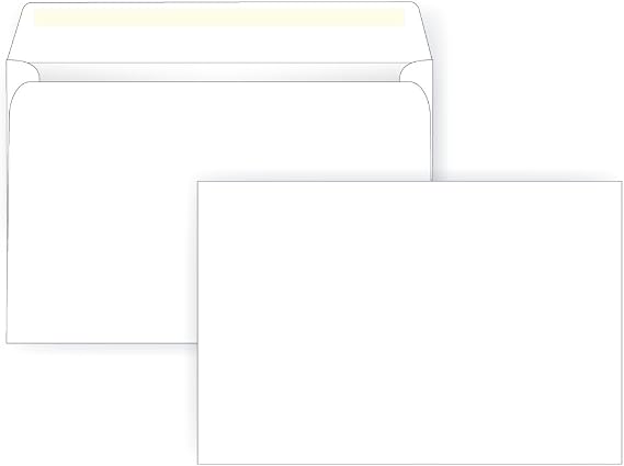 6 1/2 x 9 1/2 Booklet Envelope - 24# White - Open Side (6.5 x 9.5) - Large Envelope Series (Box of 250)