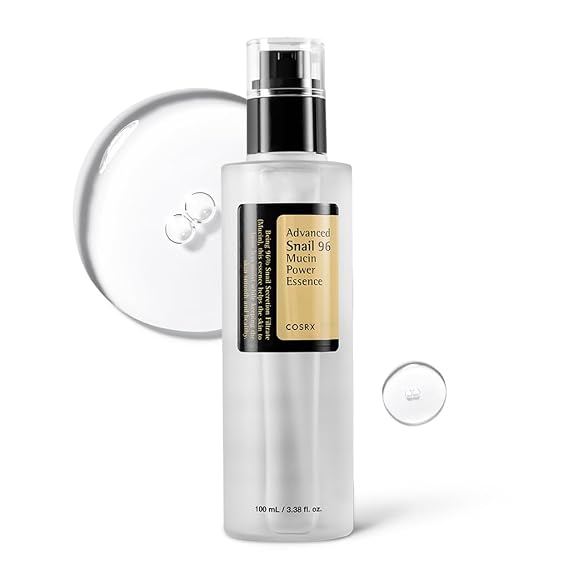 COSRX Snail Mucin 96% Repairing Serum for Sooothing & Hydrating 3.38 oz.