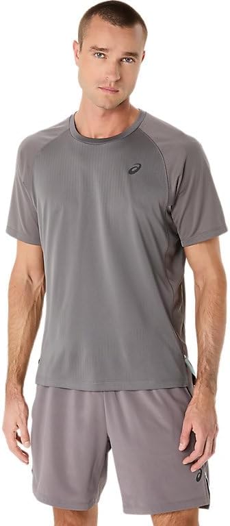 ASICS Men's ACTIBREEZE Jacquard Short Sleeve TOP Running Apparel
