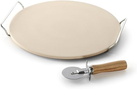 Nordic Ware, Tan Pizza Stone Set, 13 inch diameter