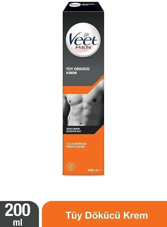 Veet Men Depilatory Cream Normal Skin Special for Men 200 ml