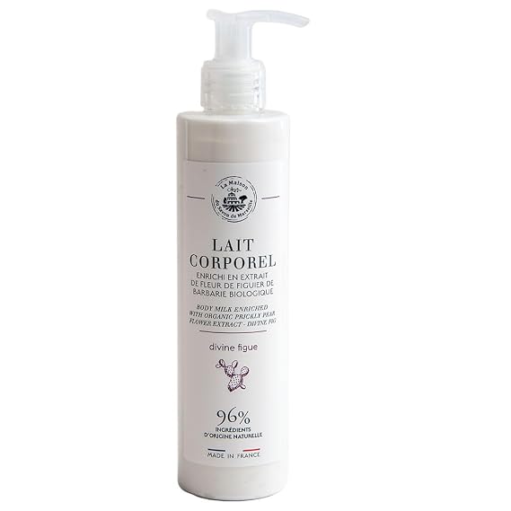 Maison du Savon - French Body Lotion with Organic Argan Oil - Prickly Pear Fragrance - Body Moisturiser for Dry Skin - 8.8oz