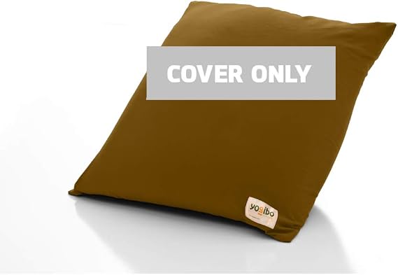 Yogibo Mini Bean Bag Replacement Cover, Removable, Washable, Brown