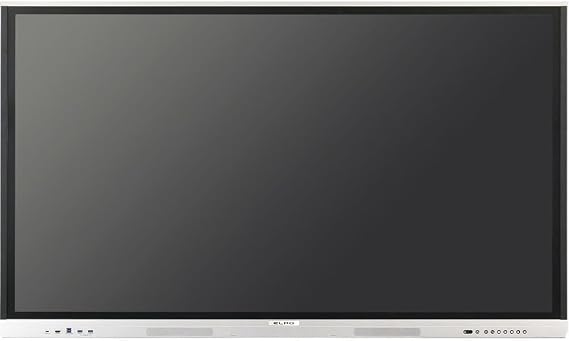 ELMO 7012-P Model EL75R2 75" Board Interactive Display 4K with Ultra HD Display, Wireless Screen Sharing, 20 Touch Points, Anti-Glare Screen, Direct Bonding Technology