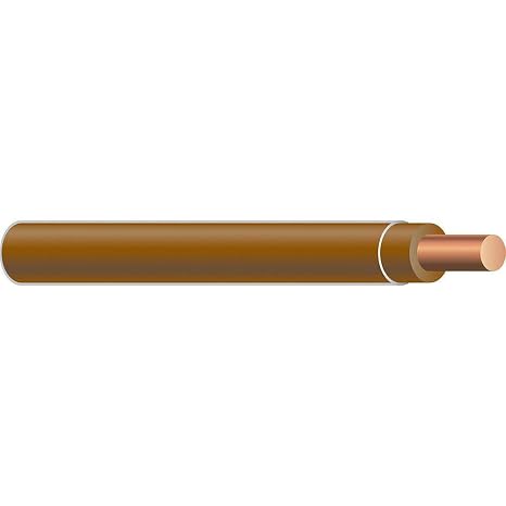 12 Gauge THHN Solid Copper Building Wire (500, Brown)
