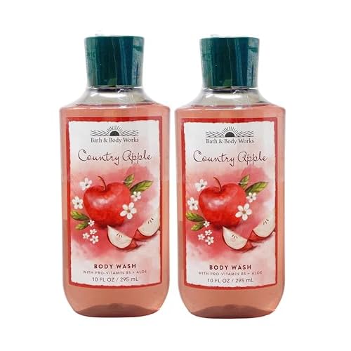 Bath and Body Works 2 Country Apple Shower Gels-10 oz. Bottles