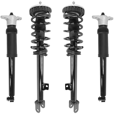 COMPLETESTRUTS - Front Complete Strut Assemblies with Coil Springs and Rear Shock Absorbers Replacement for 2009-2014 Hyundai Genesis Sedan - Set of 4