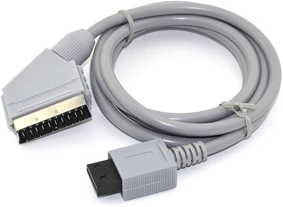 for Wii NTSC Scart Cable Video HD HDTV Cord for Wii Video Game (NTSC)