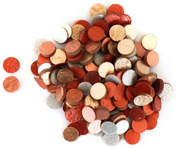 Crystal Candy Wafer-Paper Sequins, Metallic Mix