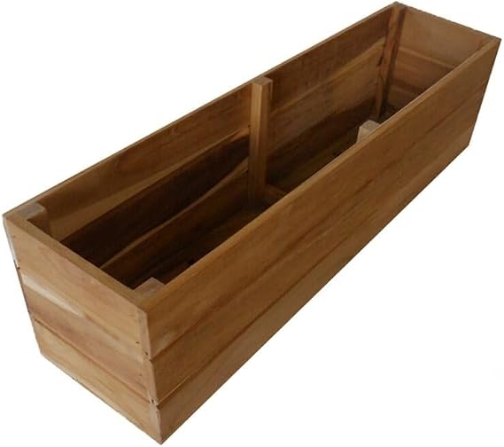 Window Box Teak Planter, 30" x 6" x 6"