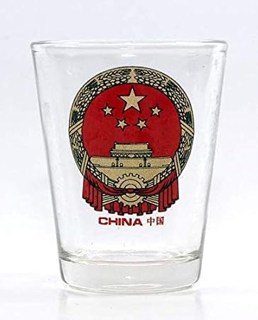 China Coat Of Arms Shot Glass