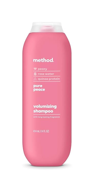 method Volumizing Shampoo, Pure Peace 14 fl oz | For Thicker, Fuller and Visibly Hydrated Hair - Sulfate Free and Safe for Color-Treated Hair