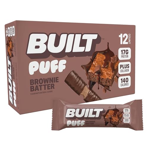 Built Bar, Puff Protein Bars, Brownie Batta