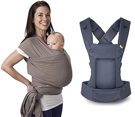 Beco Baby Carrier Grey Baby Carrier Bundle - Boba Wrap & Beco Gemini