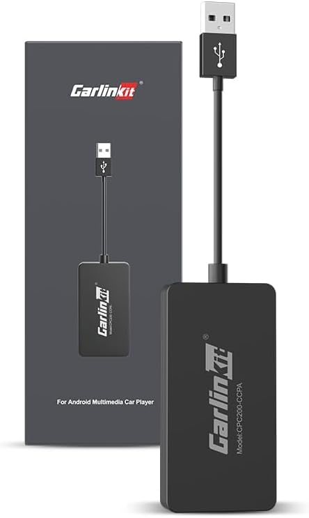 Carlinkit Wireless CarPlay & Android Auto USB Adapter - CPC200-CCPA (Black)