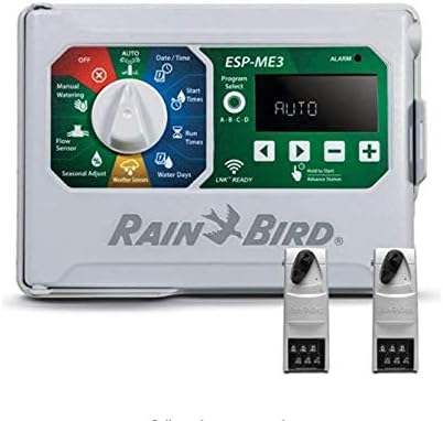 Rain-Bird Controller Indoor Outdoor Lawn Irrigation Sprinkler Timer ESPME3 (+ 2 Modules Only)