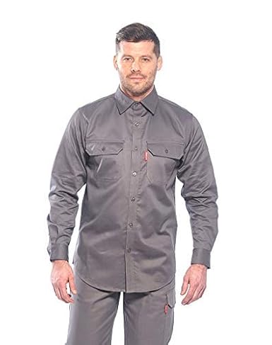Portwest FR89 Bizflame 88/12 FR Shirt Machine Washable 40+ UPF Rated Fabric