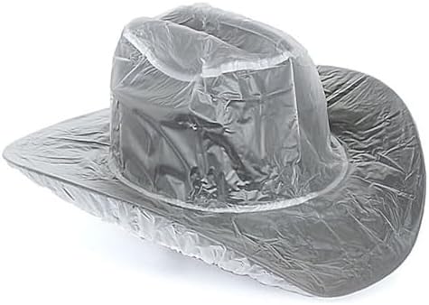 M & F Western Tall Crown Western Hat Protector Clear Vinyl, X-Large