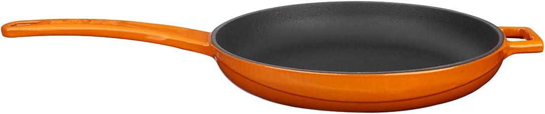 Lava Metal Casting Frying Pan, 20cm, Orange