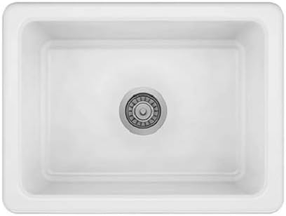 ProTerra 24" Fireclay Apron Sink with Rounded Corners