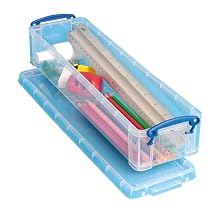 Really Useful Plastic Storage Box 1.5 Litre Clear