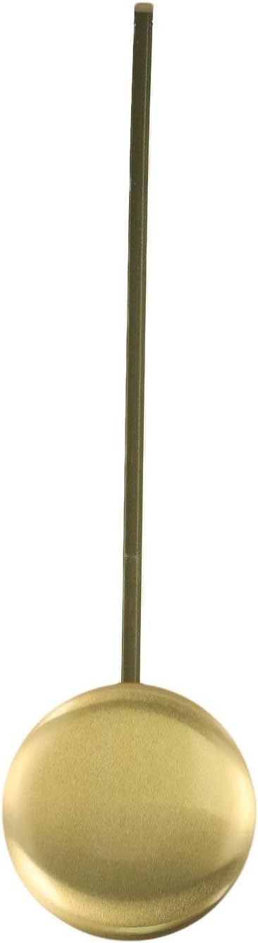 Sophisticated Wall Clock Pendulum, Gold Brass Clock Pendulum In Elegant Gold Finish for DIY Wall Clocks With Unique Design(Length 220mm)