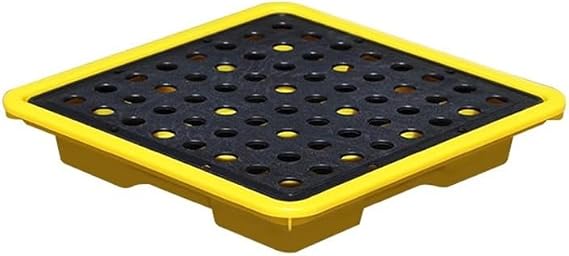 Industrial Oil Spill Containment Tray, Stackable Drum Platform for Labs and Workspaces, Leak Prevention Solution