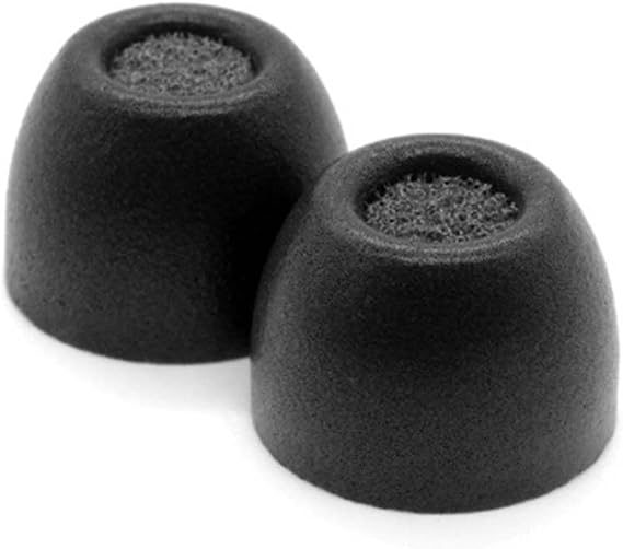 Comply Memory Foam Replacement Ear Tips, Black, Medium (3 Pairs) | For Samsung Galaxy Buds, Galaxy Buds 2, Galaxy Buds Plus +, Ultimate Comfort, Secure Fit, Superior Noise Isolation