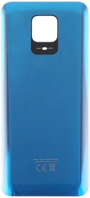 Glass Battery Back Cover for Xiaomi Redmi Note 9 Pro - White