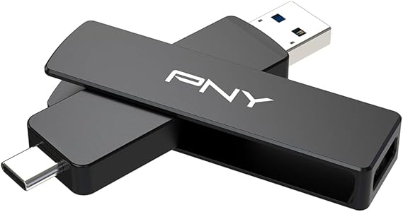 PNY 512GB Duo Link V3 USB 3.2 Gen 2 Type-C & Type-A OTG Flash Drive