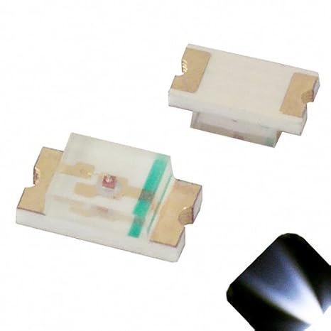 1206/3216 SMD Cool White LED - PCB Design, Pick and Place (Pack of 50)