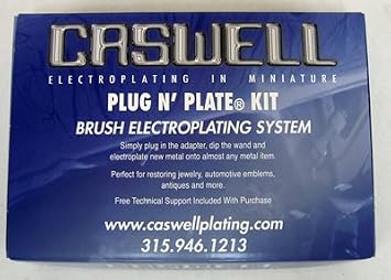 Caswell Plug N' Plate FastGold 18K Kit