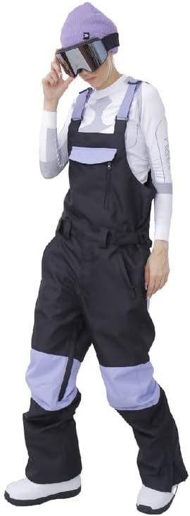 SNOWVERB Women's Men's Winter Outdoor Research Snow Snowboard Bibs Outdoor Ripstop Waterproof Adjustable Ski Pants