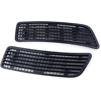 Pair Hood Bonnet Upper Grill Vent Trim Compatible for Mercedes-Benz W221 W251 W216 S550 S320 S400 R350 2007 2008 2009 2010 2011 2012 2013 Replaces OE# 2218800205 2218800305