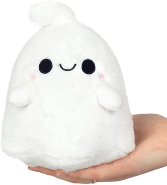 Squishable - Snacker Ghost - Spooky Collection - 6 in - Soft Toy Collectible Stuffed Animal - Beans