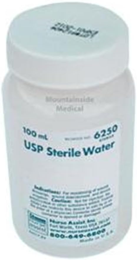 Sterile Water, 6-Pack of 100 ml