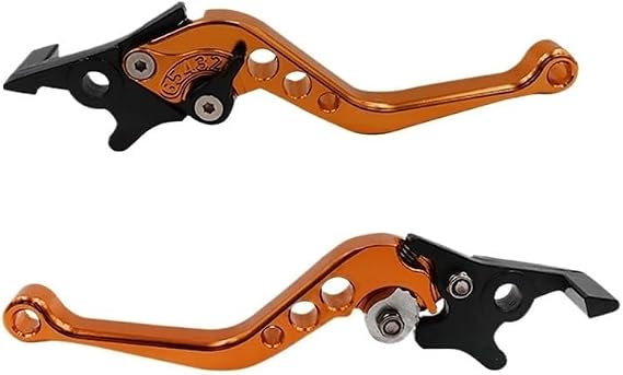 Brake Clutch Master Cylinder Lever 2 Pcs Clutch Handle Universal Alloy Motorcycle Brake Adjustable Size Moto Motorbike Levers