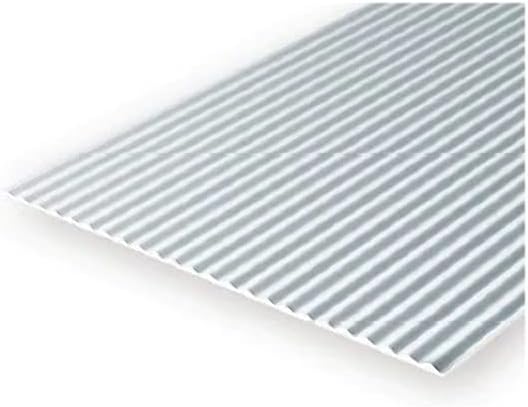 Evergreen 4526 Corrugated Sheet Game, 1 x 150 x 300 mm, Grid 1.00 mm, Pack of 1
