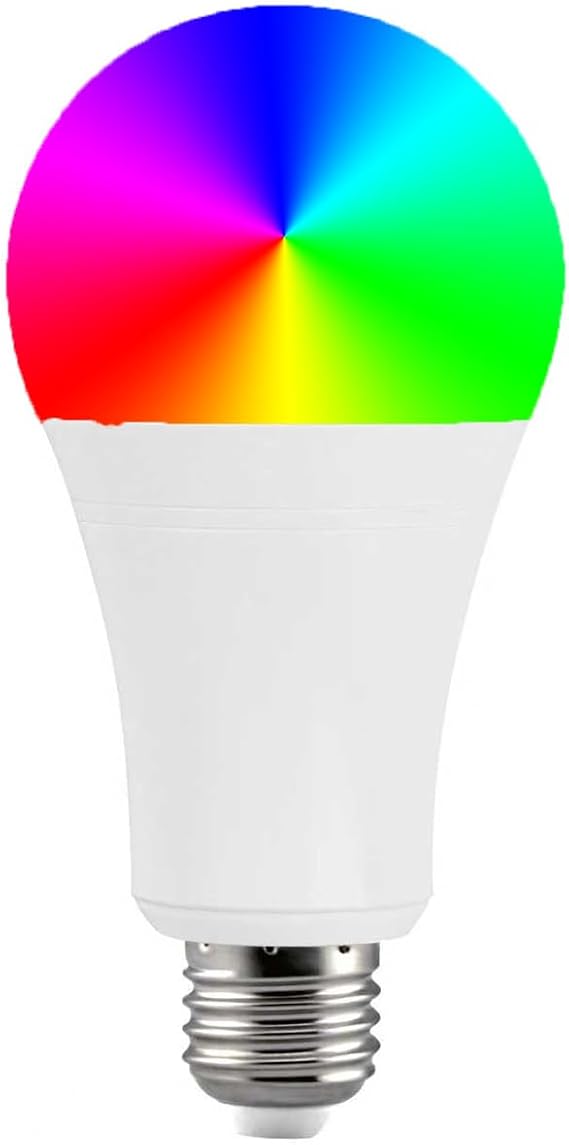 LGIDTECH FUT105 Miboxer RGBWW 12W Smart 2.4GHz RF LED Light Bulb RGB+CCT Color Changing,Color Temperature Adjustable,Memory Function,Smartphone Control via WL-Box2 Gateway (Sold Separately)