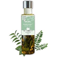 A.K. NAT Habit TriLeaf Hair Fall Control Summer Dasabuti Hair Oil | Hair & Scalp Massage, Hair Growth, Dry Frizzy Hair | Ayurvedic, Herbal, Fresh Made | Castor, Coconut, Amla (100ml)