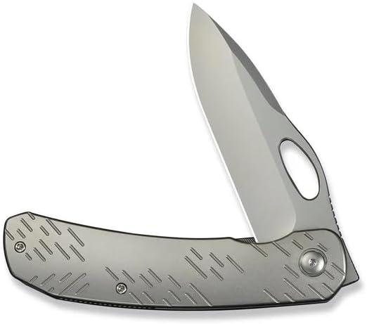 Titanium-Handled WE Knife Inmate: 3.7" CPM 20CV Blade, Front Flipper & Thumb Hole