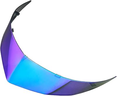 TT-Revo Helmet Replacement Rear Spoiler Compatible with KYT TT-Revo, Motorcycle Helmet Tail Wind Deflector, One Size Revo Deep Blue