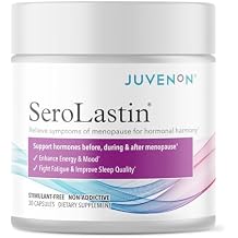 Juvenon Menopause Supplements for Women Mood Support, Hot Flashes Relief, Peri-Menopausal Support, Hormone Balance, Promote Calm, Energy, Clarity, Sleep, Natural Herbal Supplement, (30 Capsules)