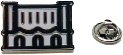 Detroit Michigan Central Station Enamel Pin, Cast and filled cloisonne Lapel Pins for clothing, backpacks, denim jackets & fabrics 1 Size