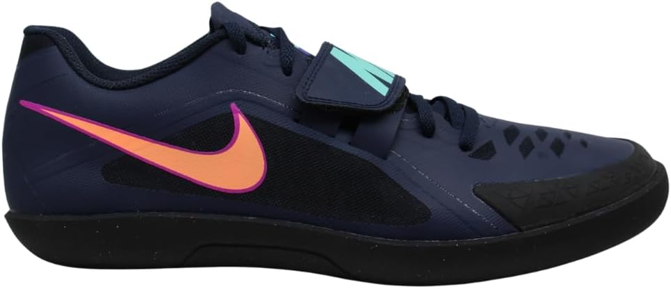 Nike Zoom Rival SD 2 Track and Field Shoes Obsidian/Orange Pulse 9.5 Mens US/12 WMNS US
