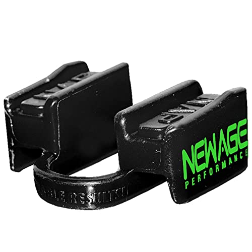 New Age Performance 6DS Weightlifting Mouthpiece, Increase Strength & Reps for Lifting, Powerlifting, Strongmen, Bodybuilding, Calisthenics, Workout Accessory, Fitness Gear Black