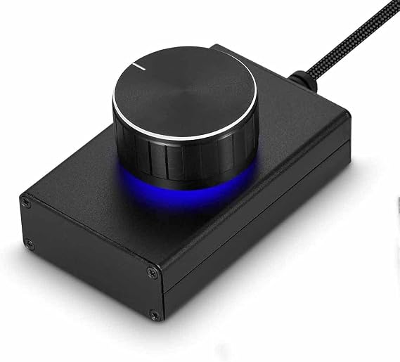 2021 Mini USB Volume Controller for Computer Speaker Key Mute Lossless Audio Control Knob (Color : D) (E)