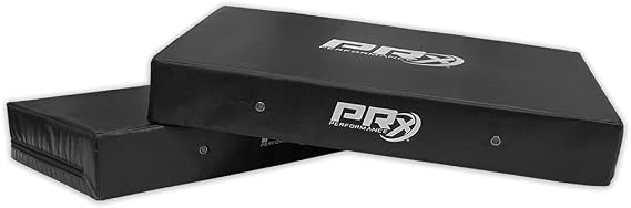 PRx Performance Weight Plate Crash Pads, Barbell Cushion for Home Gym Workouts, Sound Dampening Bar Protection