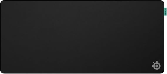 SteelSeries QcK XL Performance Balance Gaming Mousepad Extra Density for a Smooth Glide Low-Profile Edge Stitching Non-Slip Neoprene Rubber Base 15.75 x 34.43 inch FPS, MOBAs, RTS, MMO